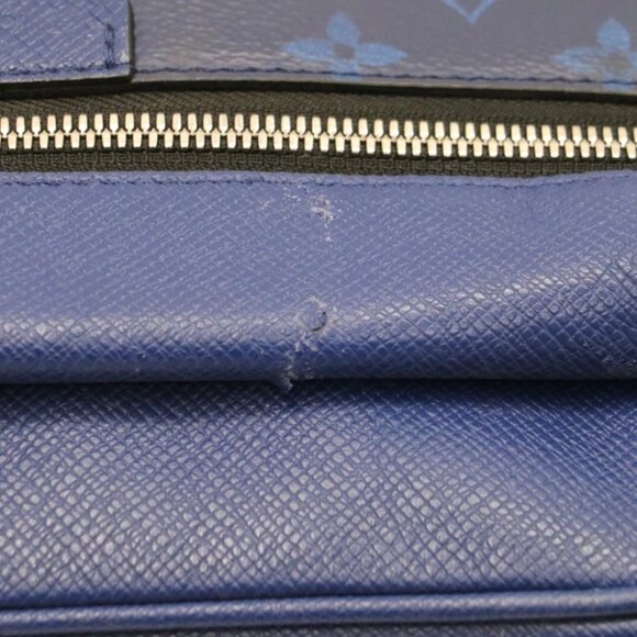 Louis Vuitton Cobalt Blue Taiga Leather Monogram Canvas Outdoor Messenger Bag - Picture 12 of 15